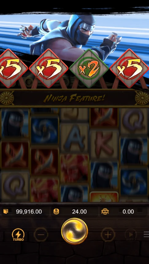 Ninja vs Samurai Ninja Feature in demo