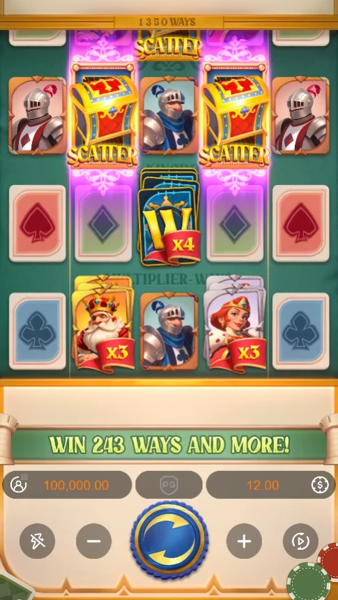 Poker Kingdom Win demo 1350 ways