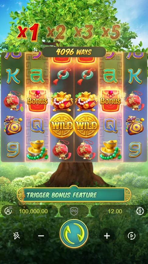 Prosperity Fortune Tree demo 6x4 board