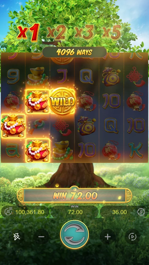 Prosperity Fortune Tree treasure pot ways win