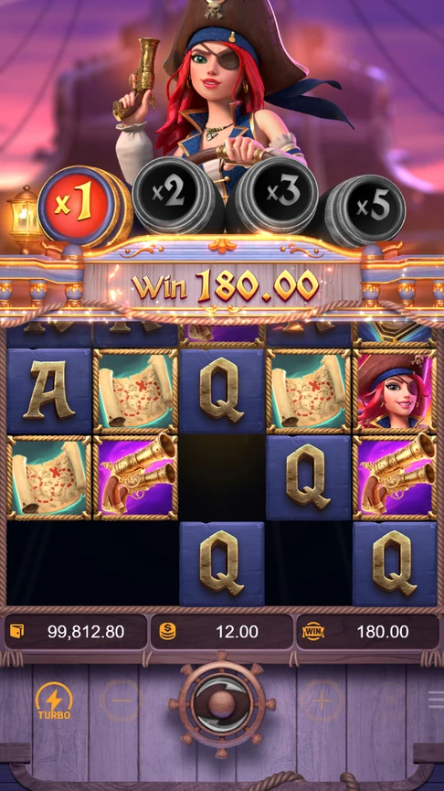 Queen of Bounty aces wild chests 180