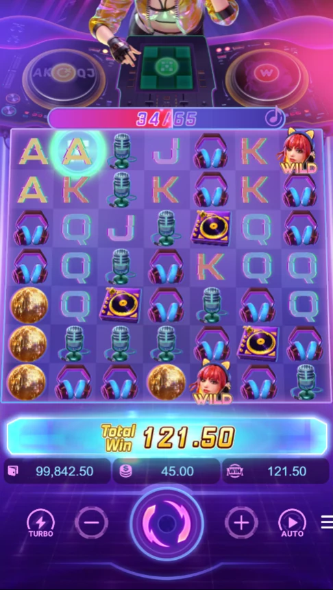Rave Party Fever total win bar 34