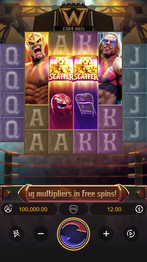 Reel Royale Showdown wrestling ring board