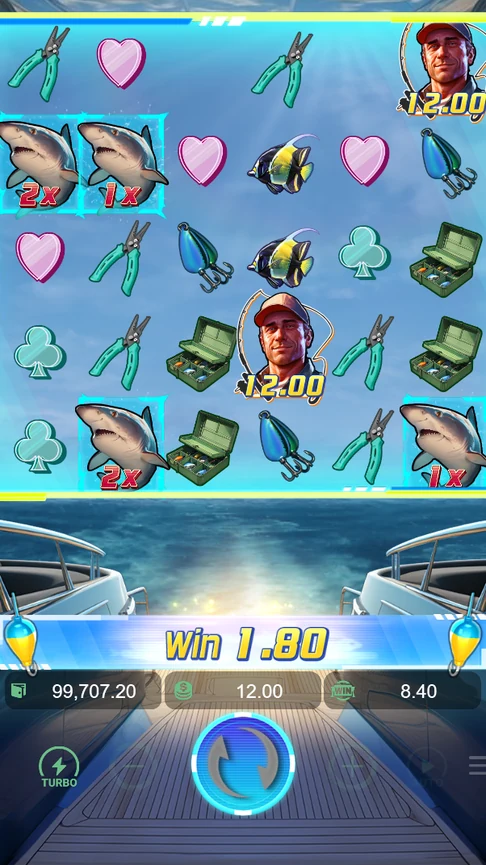 Shark Bounty four sharks with two hunters