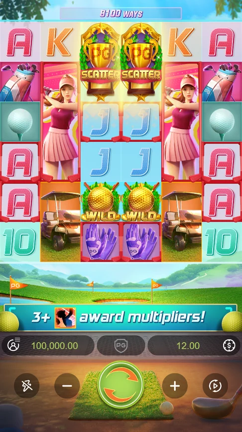 Super Golf Drive 6x6 board with wilds