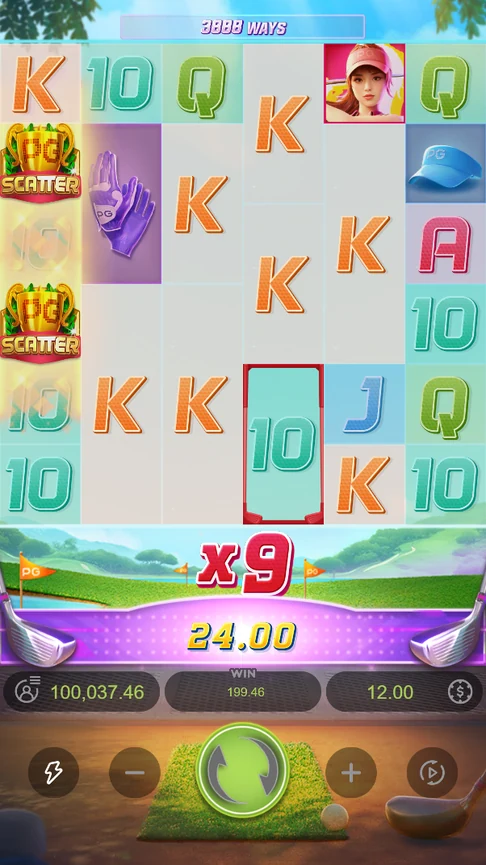 Super Golf Drive kings paid at x9