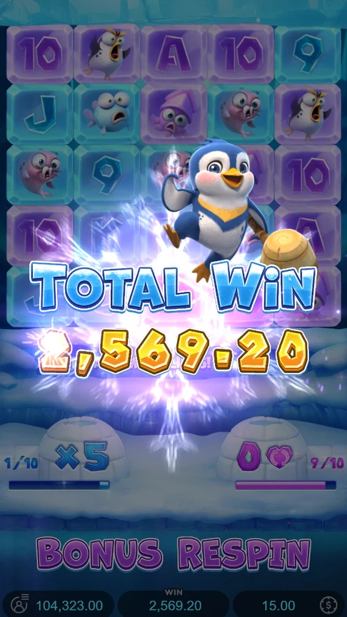 The Great Icescape total win 2,569.20