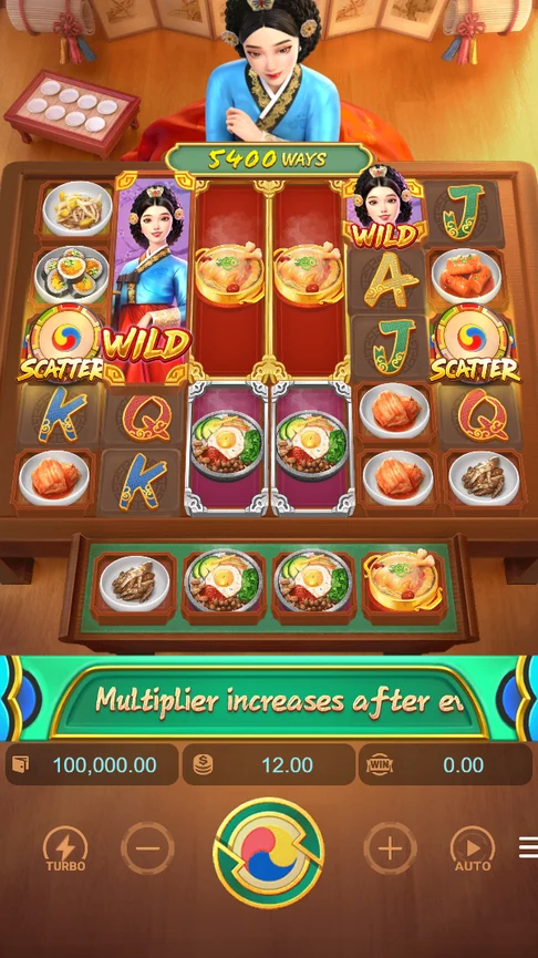 The Queen's Banquet board with synced reels