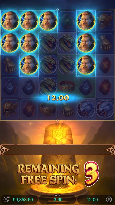 Thunder Reckoning free spins Thor win