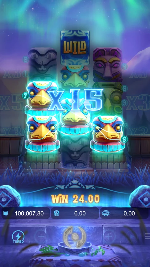 Totem Wonders x15 multiplier eagle lines