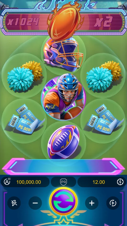 Touchdown Wins seven-position hexagon board