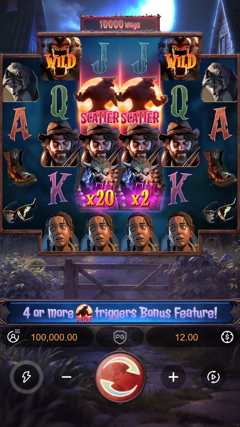 Werewolf's Hunt 10,000 ways board