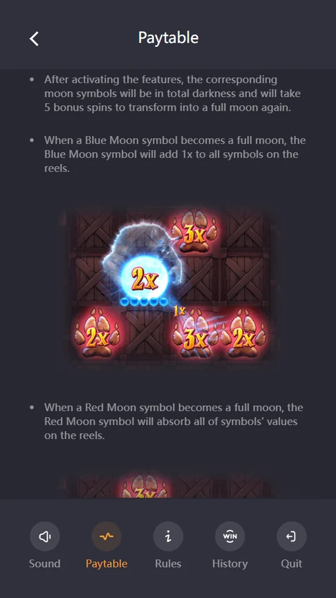Werewolf's Hunt blue moon bonus rule