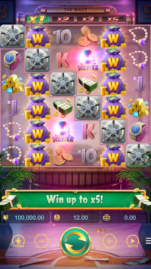 Wild Heist Cashout double board with vaults
