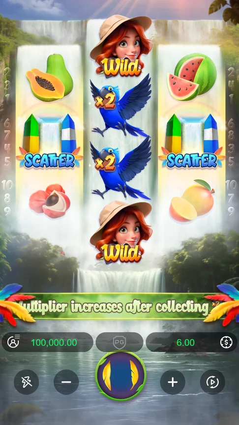 Wings of Iguazu 3-4-3 board waterfall